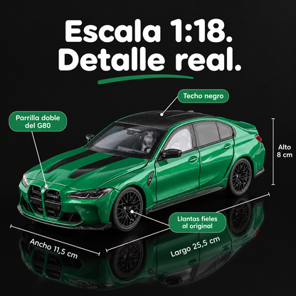 Maqueta BMW M3 Competition G80 a escala 1:18